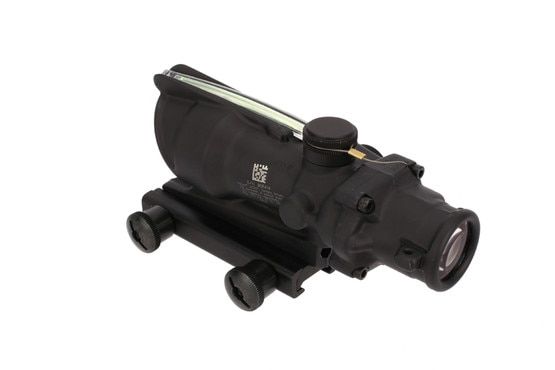 The Trijicon ACOG rifle scope with illuminated ACSS Aurora reticle is a fixed 4 power magnification